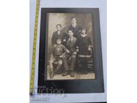 Fotografie pe carton, fotografie de familie