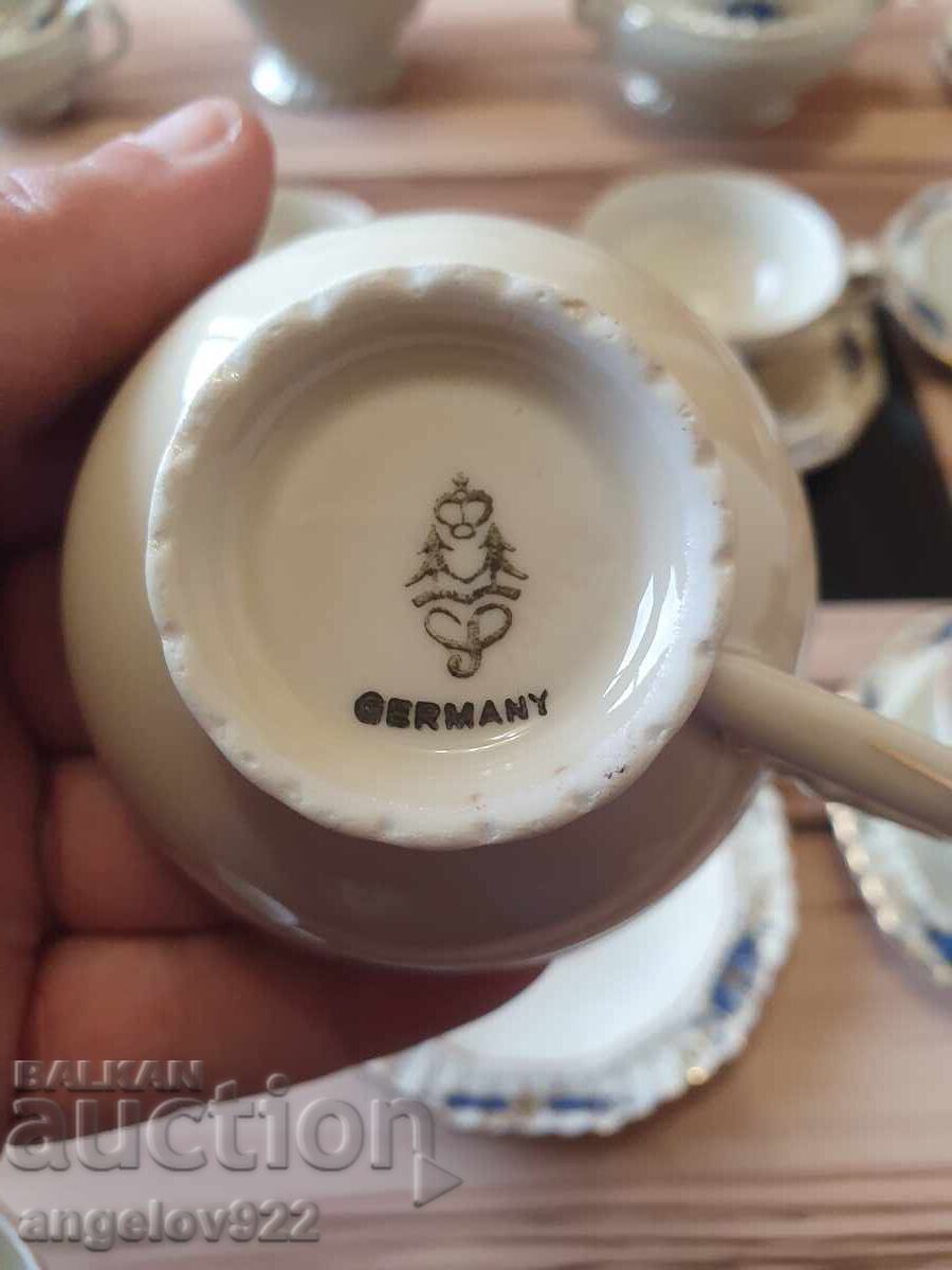 Serviciu de porțelan german pentru cafea cu marcaj!!! - 5