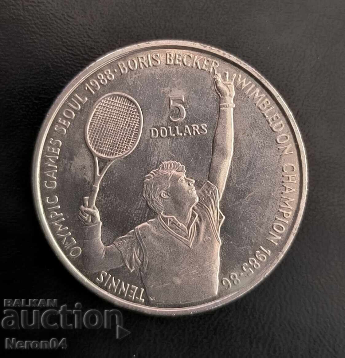 5 dolari 1987, Insula Niue