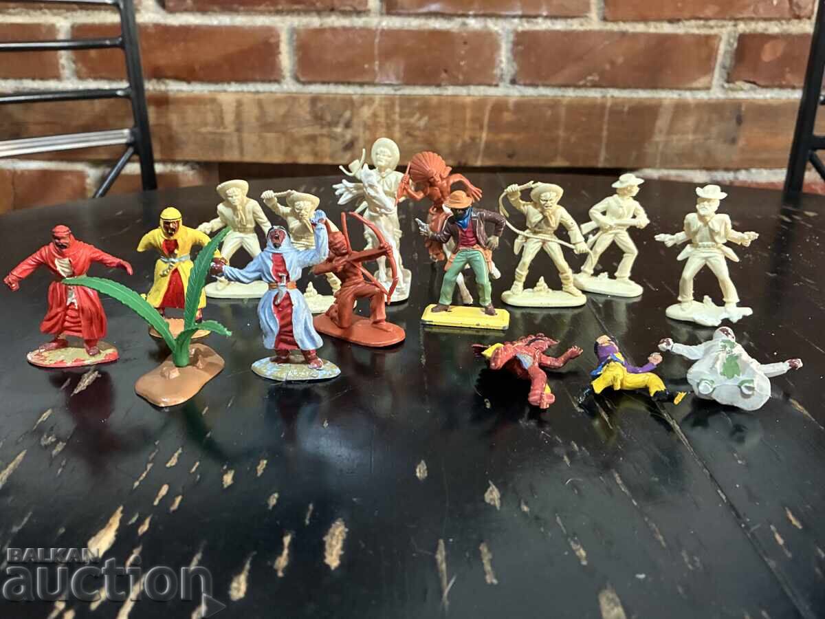 Παλιά φιγούρες στρατιωτών, Ινδιάνων, καουμπόηδων HongKong Παλιά φιγούρες στρατιωτών, Ινδιάνων, καουμπόηδων HongKong