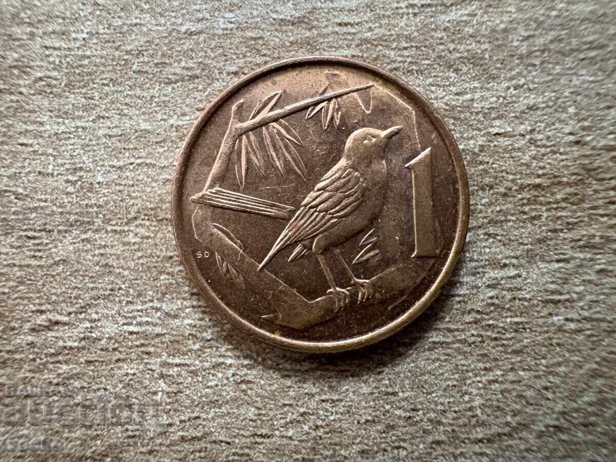 Insulele Caiman - 1 cent (2008) Insulele Caiman - 1 cent (2008)