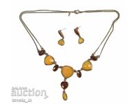 Винтидж колие гердан  с обици