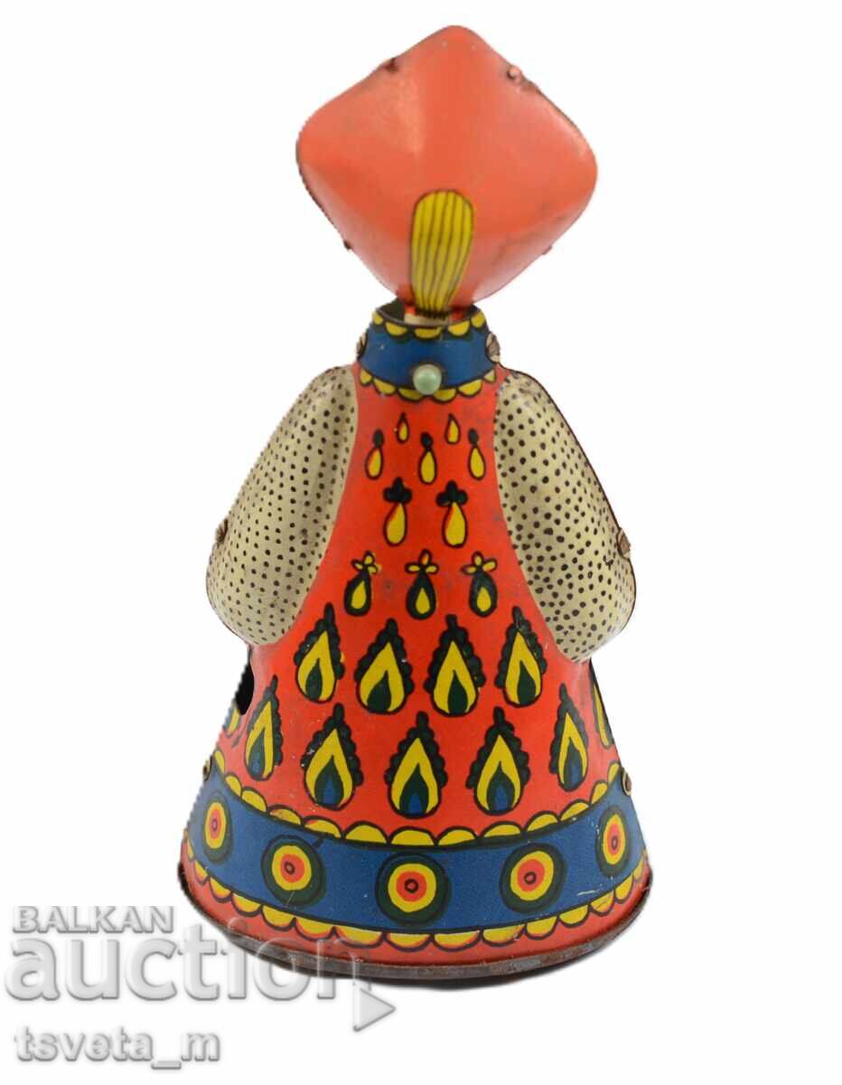 Delivery of Metal / tin doll with winding mechanism USSR children's toys