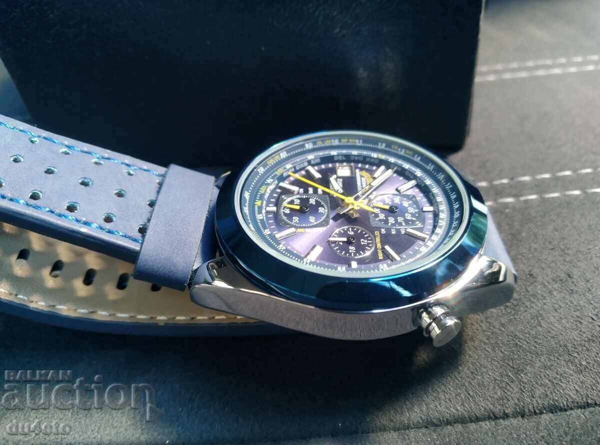 Мъжки ръчен Часовник Citizen Blue Angels World Chronograph д с цена € 56.24 | 110.00 лв. Мъжки ръчен Часовник Citizen Blue Angels World Chronograph д с цена € 56.24 | 110.00 лв.