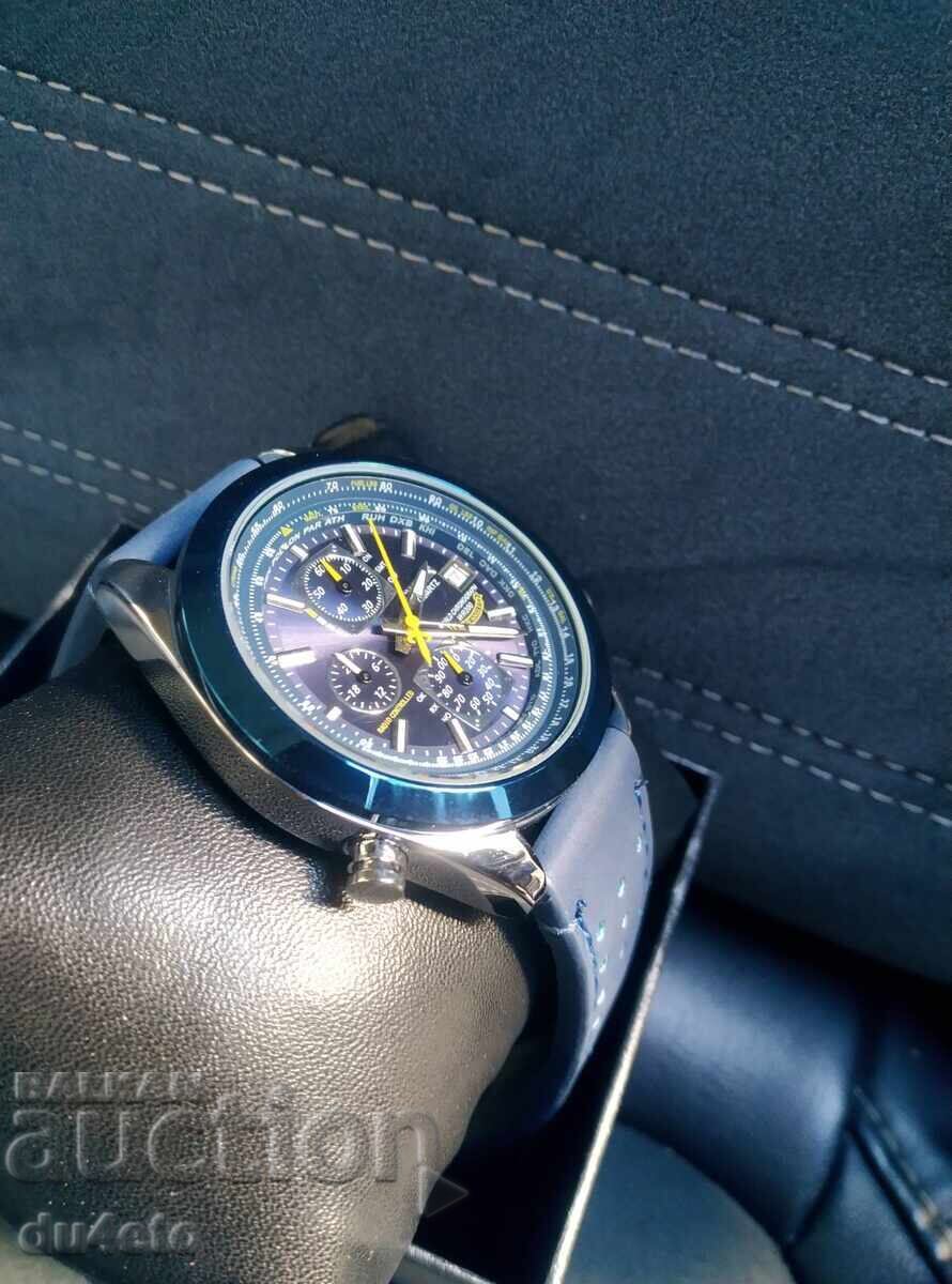 Мъжки ръчен Часовник Citizen Blue Angels World Chronograph д - 6 Мъжки ръчен Часовник Citizen Blue Angels World Chronograph д - 6