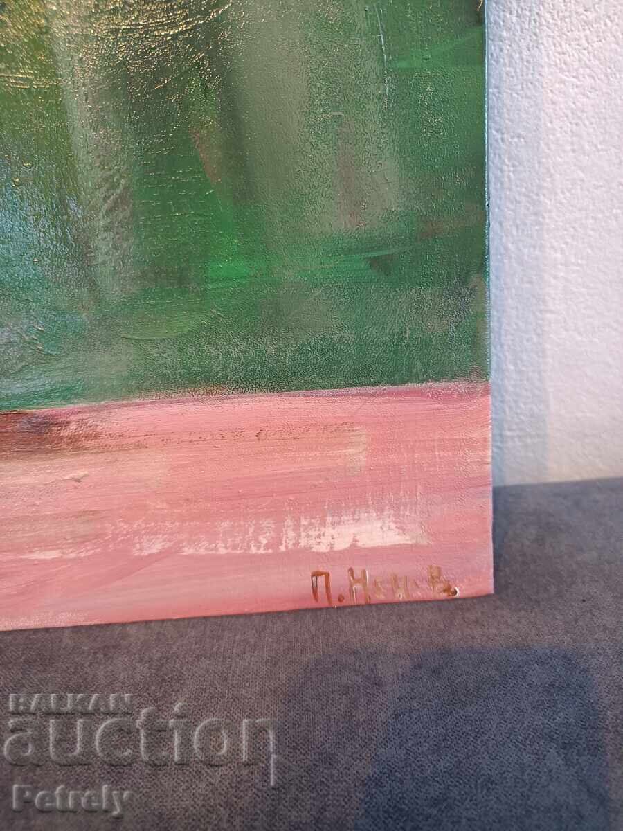 Delivery of Large oil painting