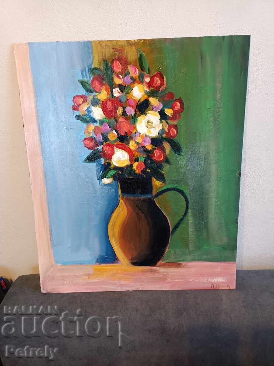 Large oil painting
