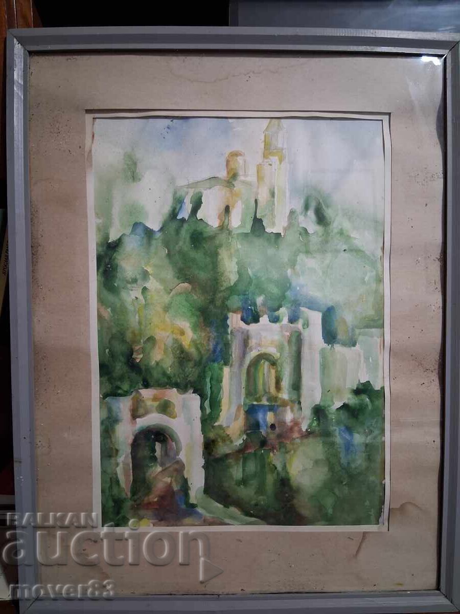 Tablou acuarelă. Snezhana Ruseva. Anii '90