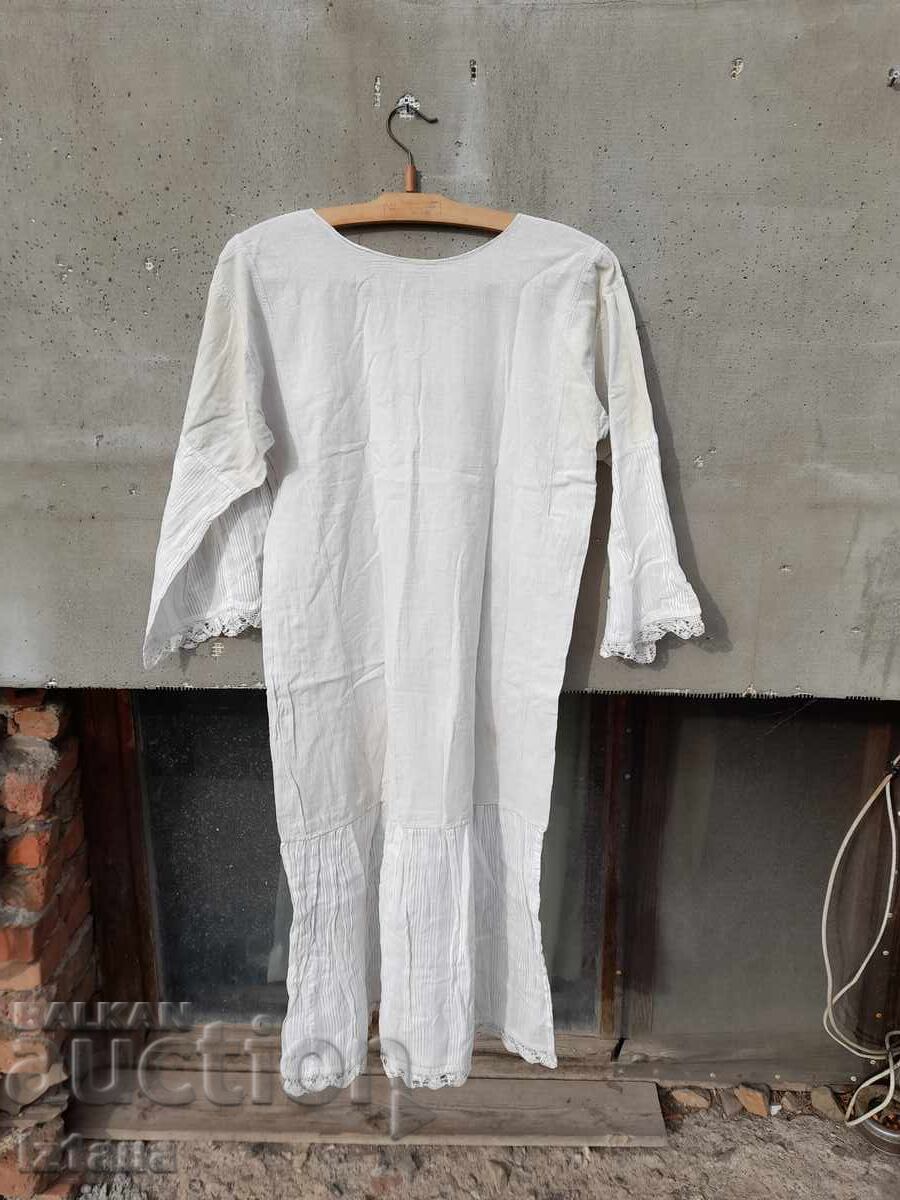 Cămașă de rochie cu franjuri de damă vintage - 7