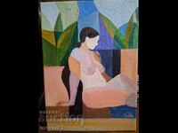 Кубизъм. Маслени бои.