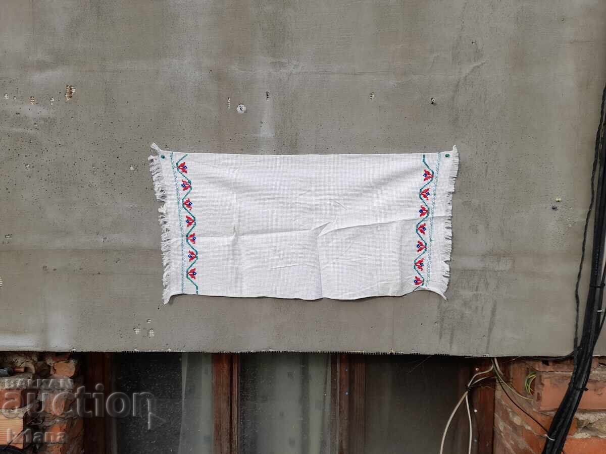Old hand towel, towel Old hand towel, towel