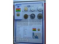 Гана СЕТ 1984-1999 от 6 монети