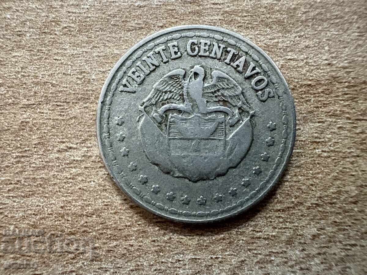 Colombia - 20 Centavos (1956)