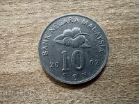 Μαλαισία - 10 σεν (2002)