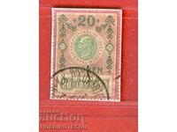 AUSTRIA - TIMBRE POȘTALE - TIMBRU FISCAL - 20 Heller - 1898