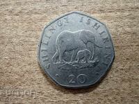Tanzania - 20 șilingi (1992)