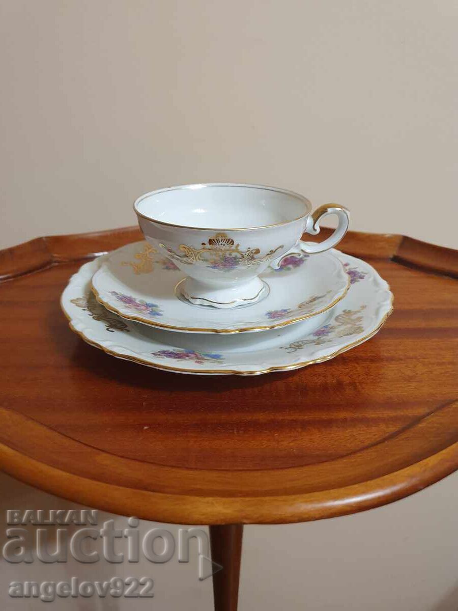 Баварски порцеланов сервиз за кафе H&B HEINRICH с цена € 0.01 | 0.02 лв.