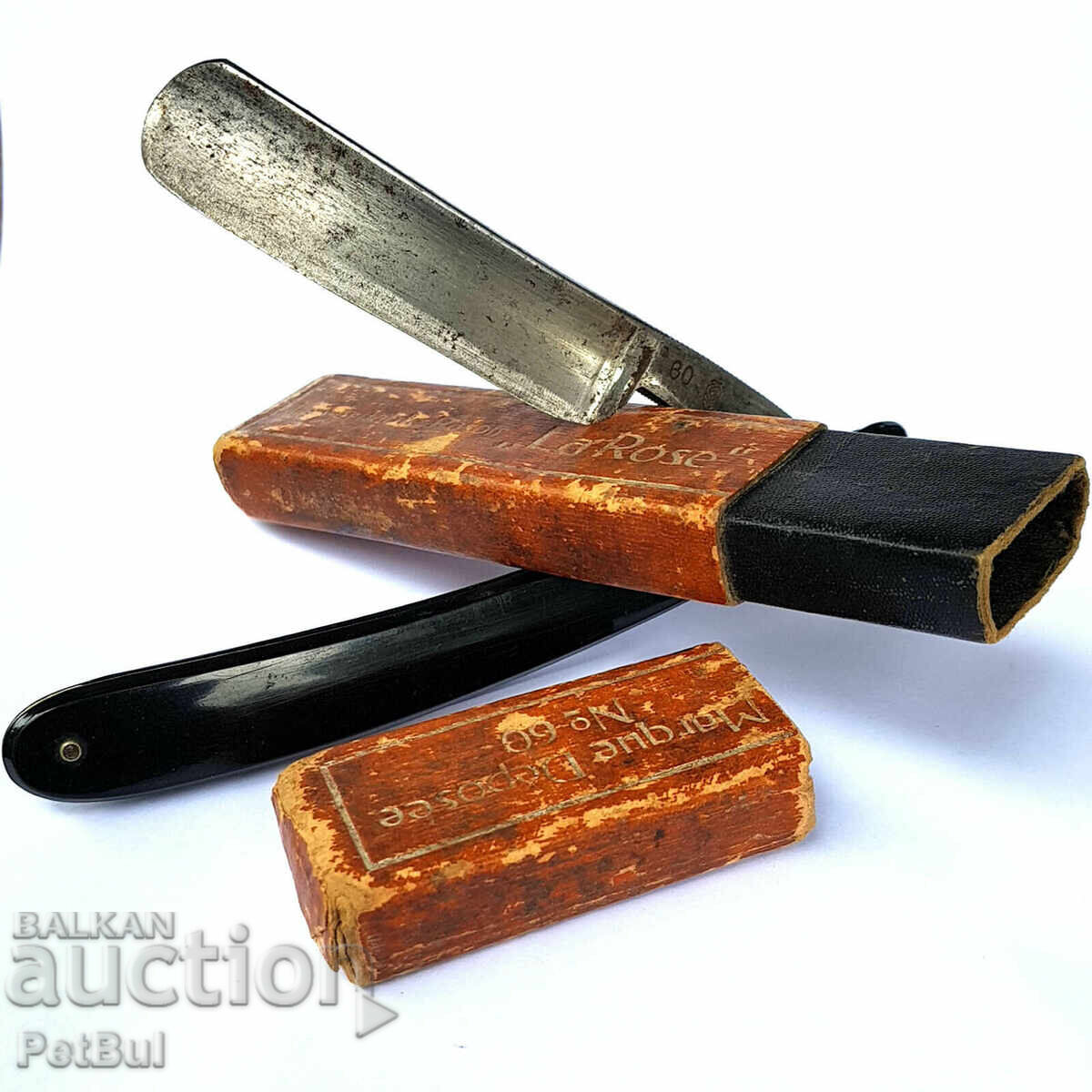 Стар Бръснач La Rose Deposee Ferdinand Hake с ориг. Кутия - 5 Стар Бръснач La Rose Deposee Ferdinand Hake с ориг. Кутия - 5