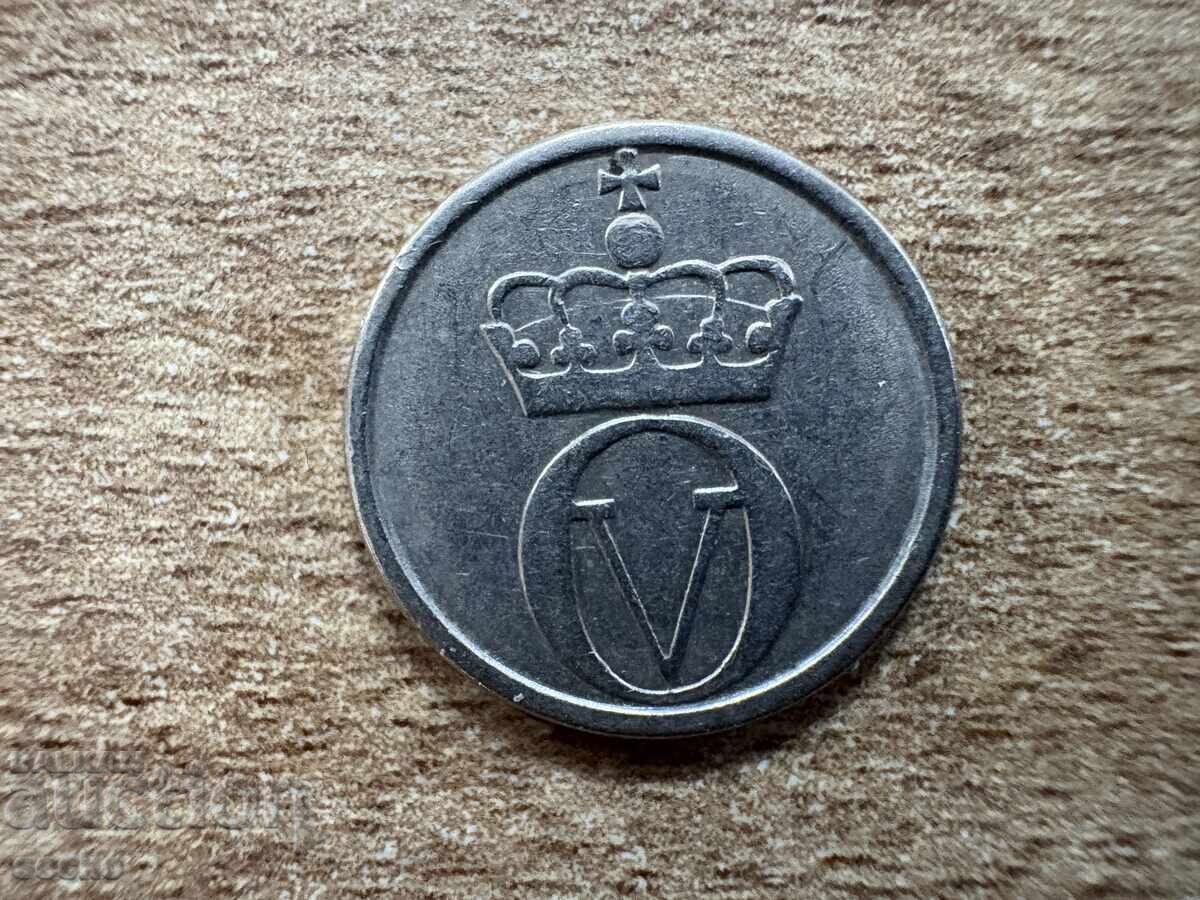 Norvegia - 10 øre (1963) cu preț € 0.10 | 0.20 BGN Norvegia - 10 øre (1963) cu preț € 0.10 | 0.20 BGN