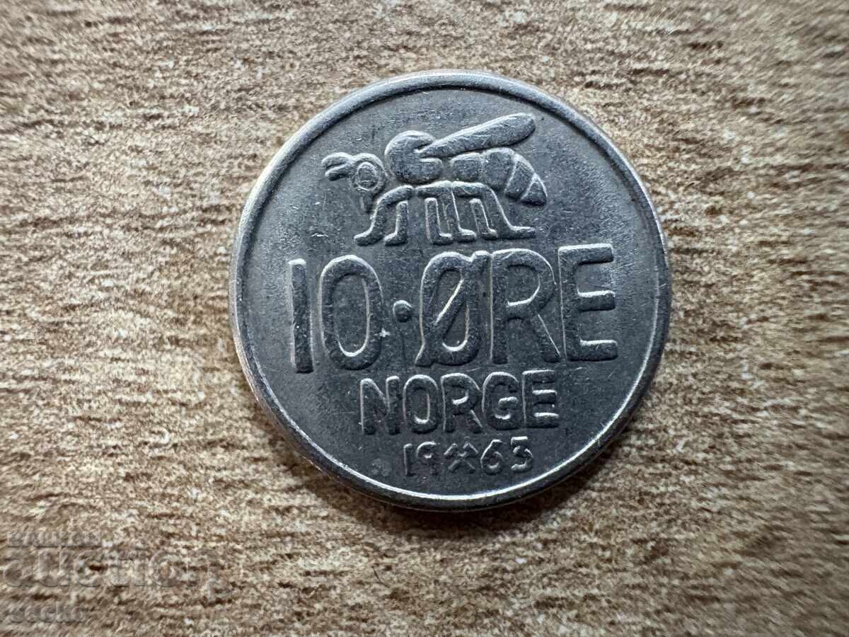 Norvegia - 10 øre (1963) Norvegia - 10 øre (1963)