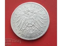 Германия-Прусия-5 марки 1913-Вилхелм II