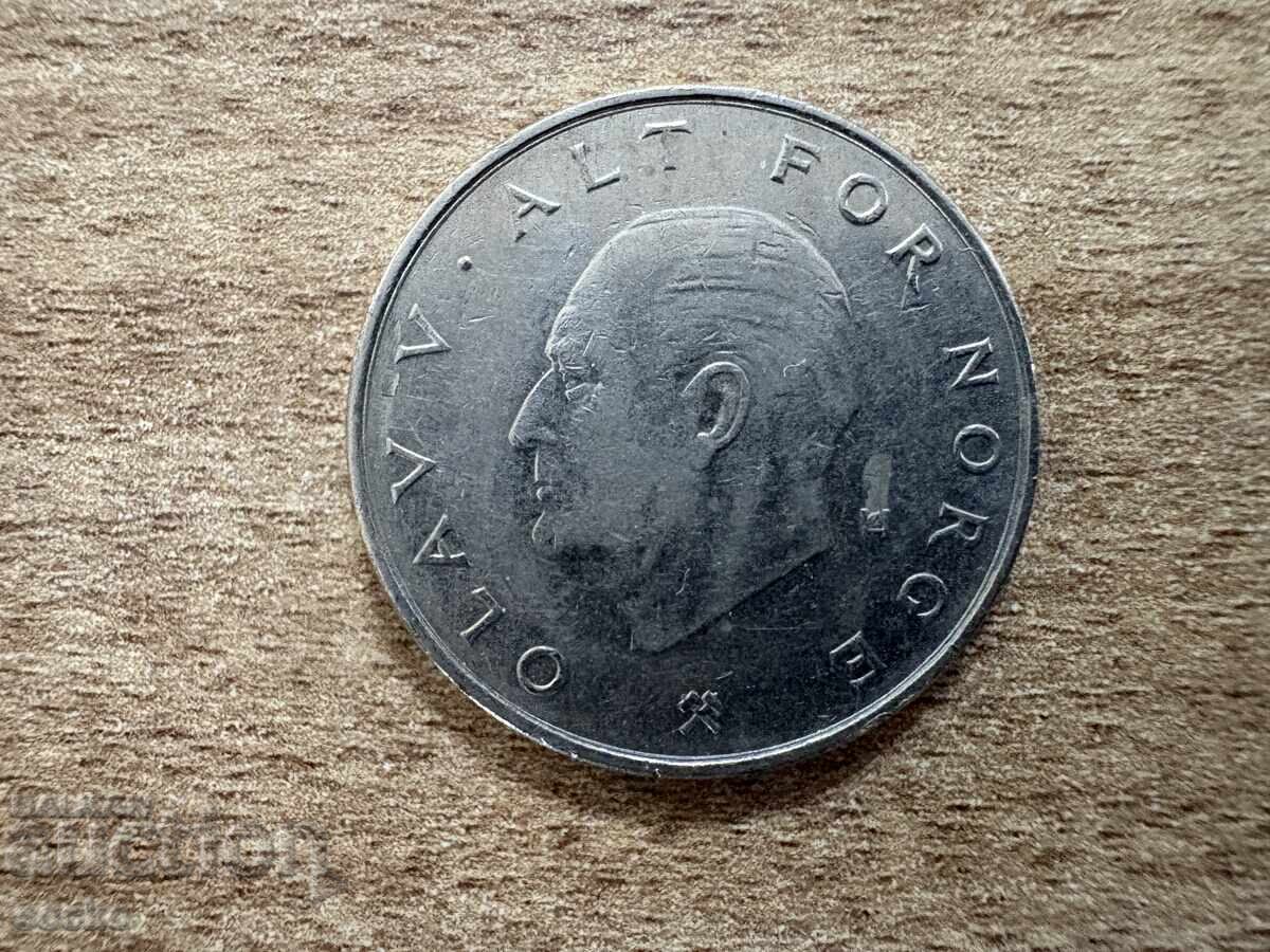 Norway - 1 Krone (1988) with price € 0.25 | 0.49 BGN Norway - 1 Krone (1988) with price € 0.25 | 0.49 BGN