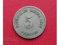 Germania-5 pfennig 1906 A-Berlin