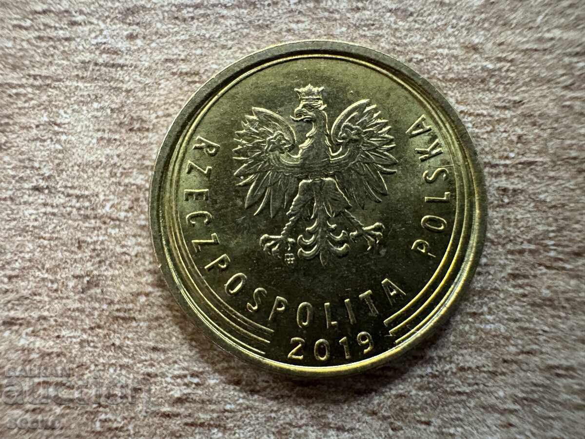 Полша - 1 грош (2019) с цена € 0.08 | 0.16 лв.