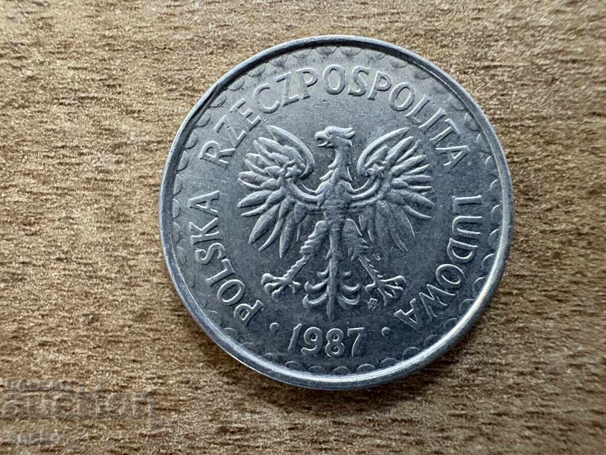 Polonia - 1 zloți (1987) cu preț € 0.15 | 0.29 BGN Polonia - 1 zloți (1987) cu preț € 0.15 | 0.29 BGN