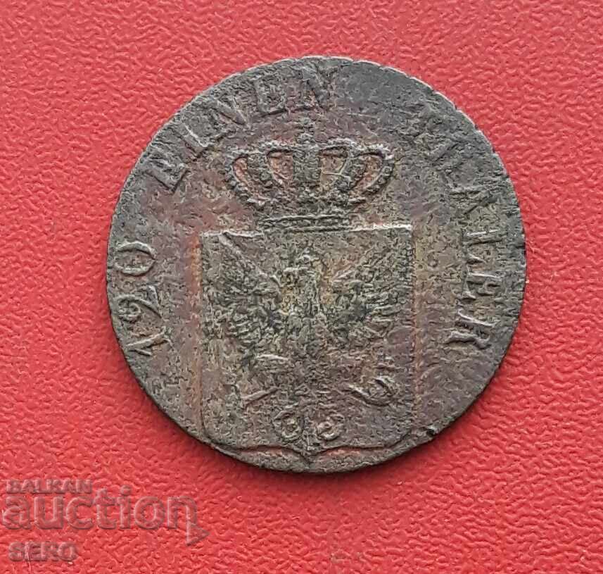 Germany-Prussia-3 Pfennig 1838 A-Berlin-Rare Year with price € 2.55 | 4.99 BGN