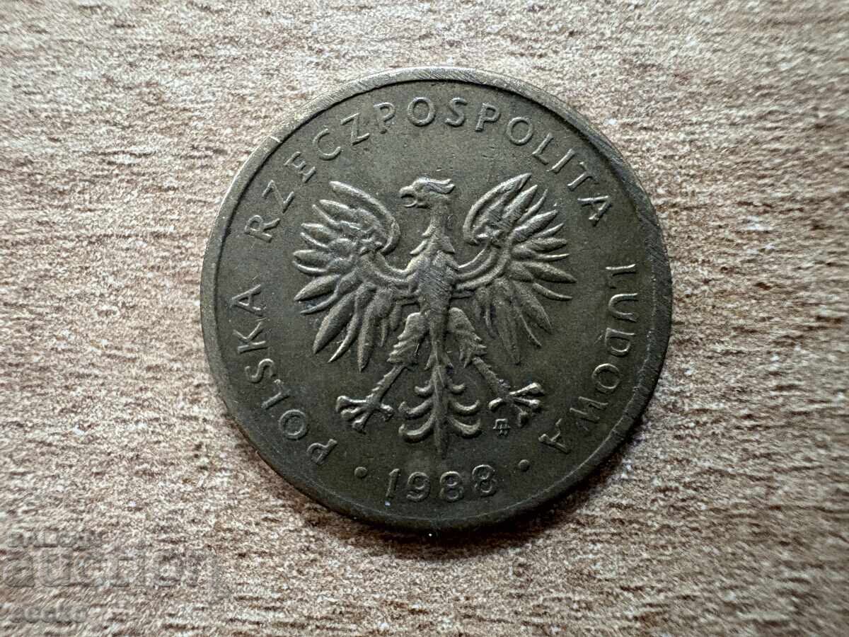 Πολωνία - 2 ζλότι (1988) με τιμή € 0.15 | 0.29 BGN