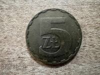 Πολωνία - 5 ζλότι (1987)