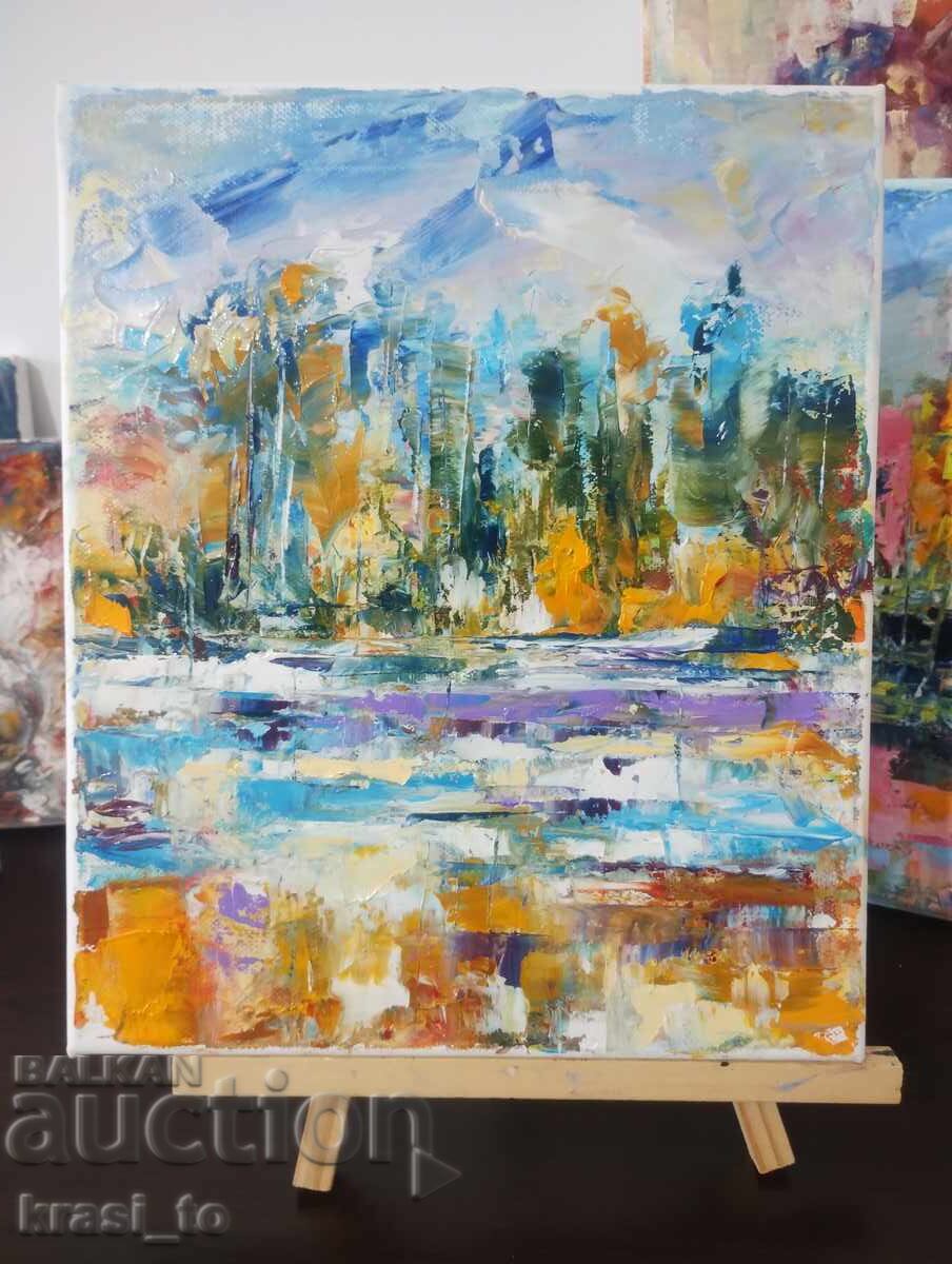 Auction  Author's picture. Oil paints on canvas.