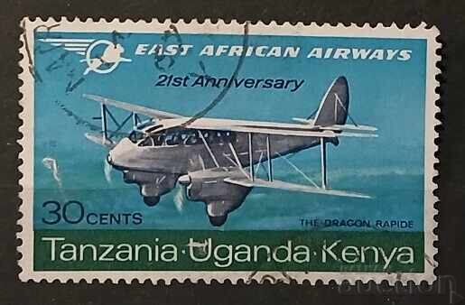 Κένυα, Ουγκάντα και Τανγκανίκα 1967 Αεροπλάνα Κένυα, Ουγκάντα και Τανγκανίκα 1967 Αεροπλάνα