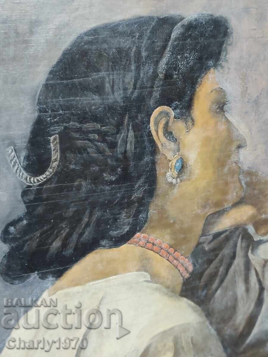 Auction Old painted picture Auction Old painted picture