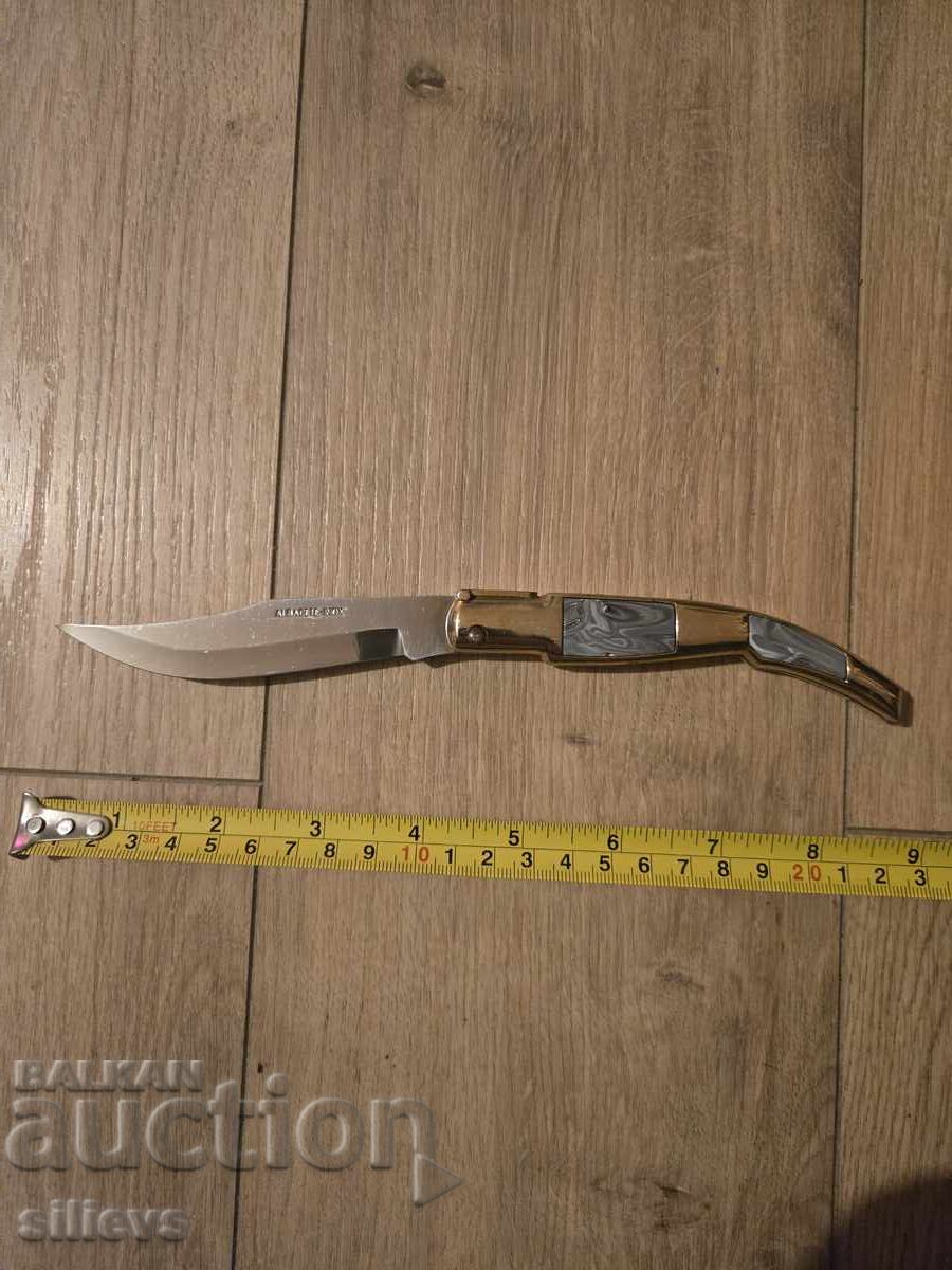 Ισπανικό πτυσσόμενο μαχαίρι Albacete inox με τιμή € 0.61 | 1.19 BGN Ισπανικό πτυσσόμενο μαχαίρι Albacete inox με τιμή € 0.61 | 1.19 BGN