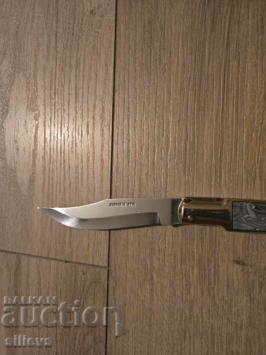 Δημοπρασία Ισπανικό πτυσσόμενο μαχαίρι Albacete inox Δημοπρασία Ισπανικό πτυσσόμενο μαχαίρι Albacete inox