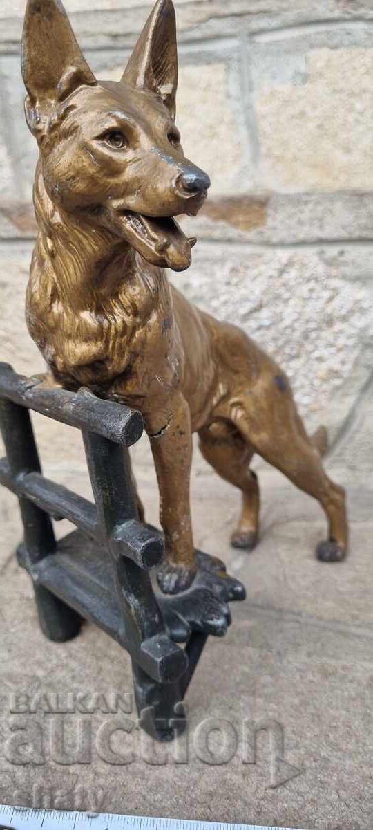 Метална фигура на куче. Скулптура - 6