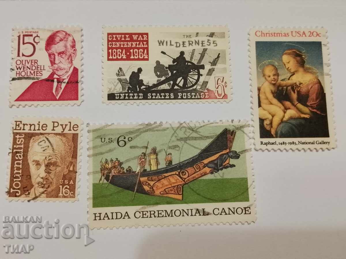 timbre poștale SUA-0,01 cenți