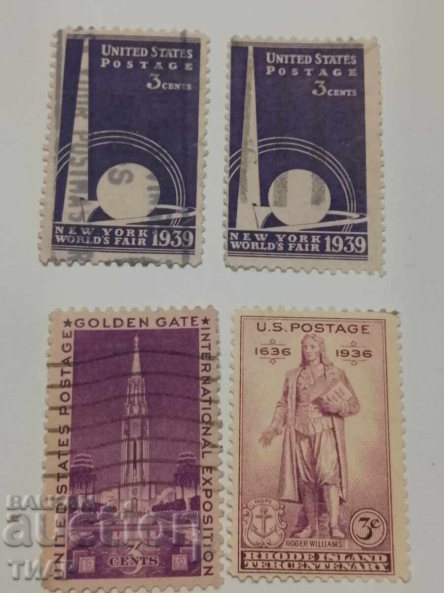 timbre poștale SUA-0,01 cenți