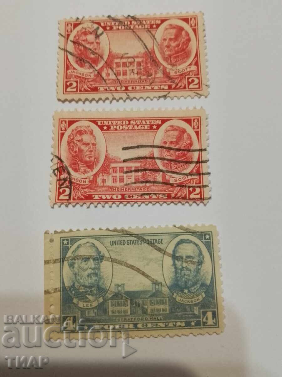 timbre poștale SUA-0,01 cenți