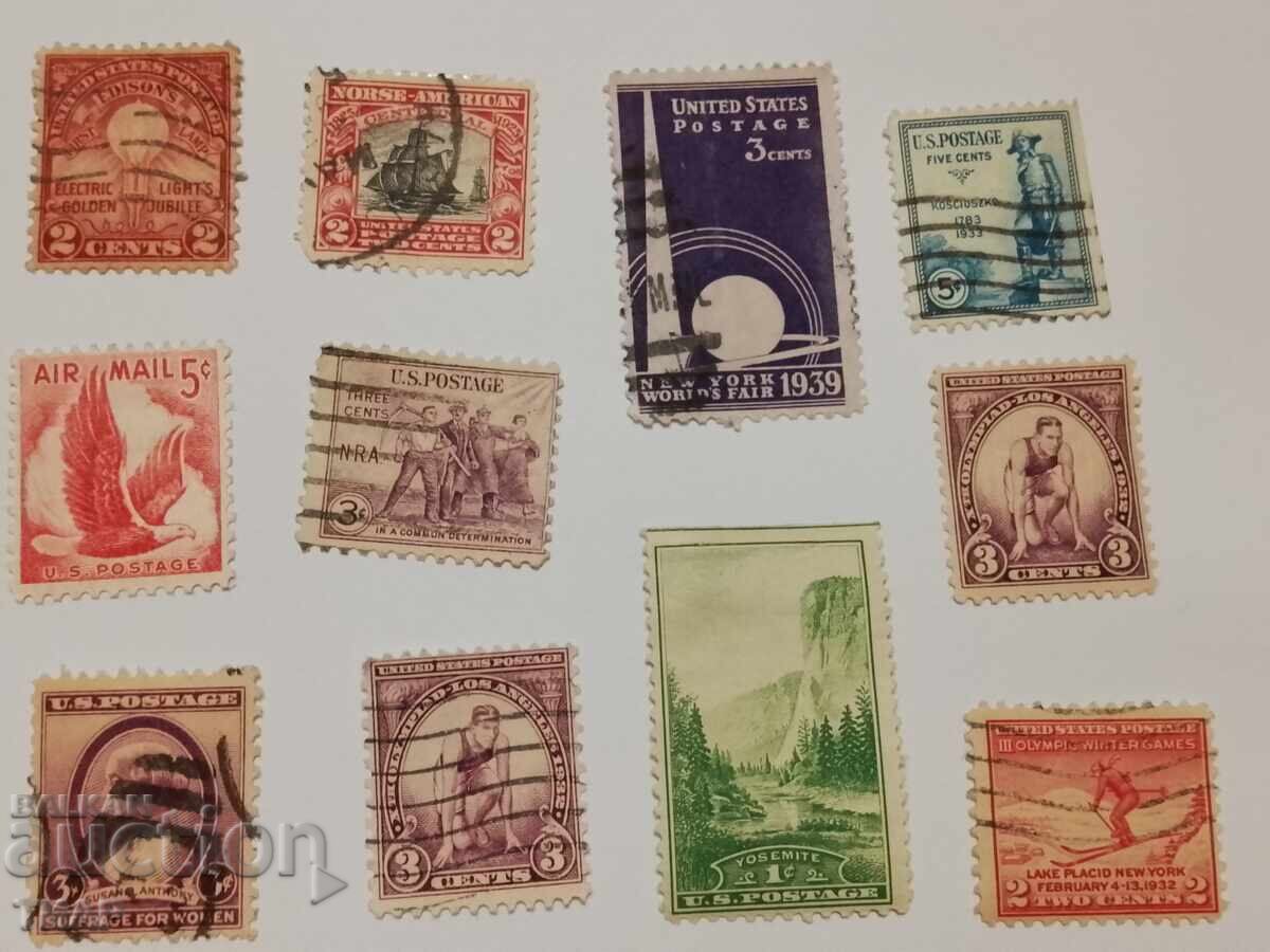 timbre poștale SUA-0,01 cenți