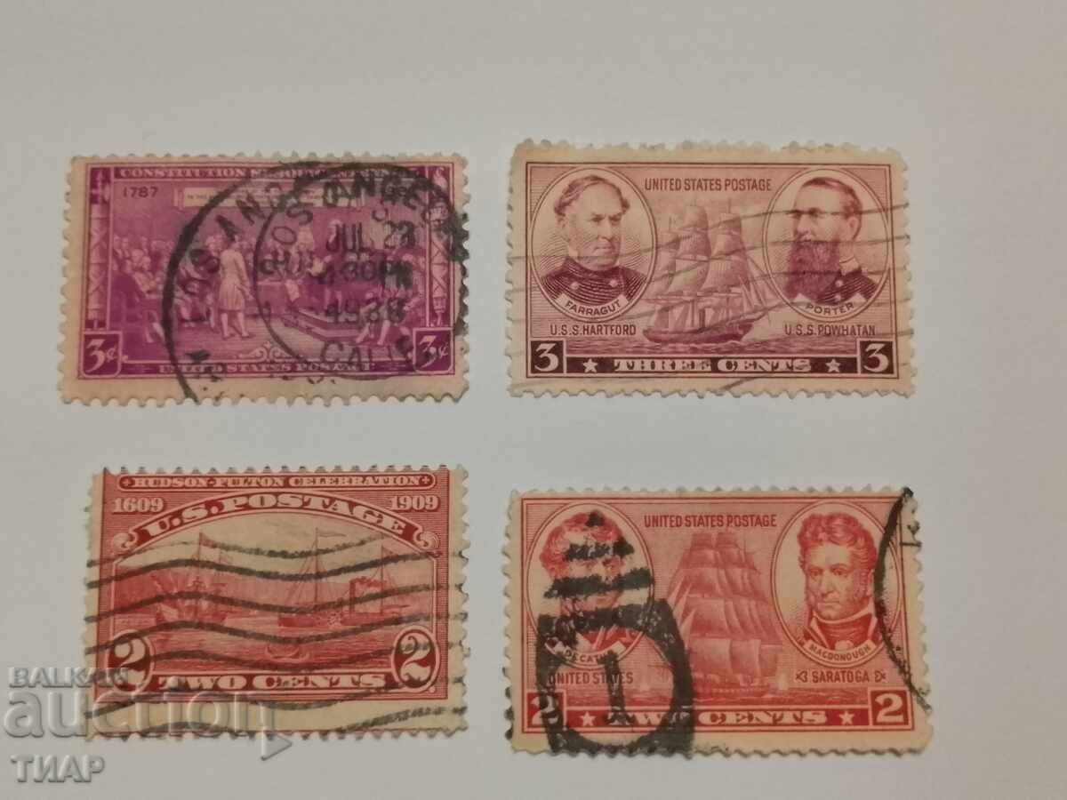 timbre poștale SUA-0,01 cenți