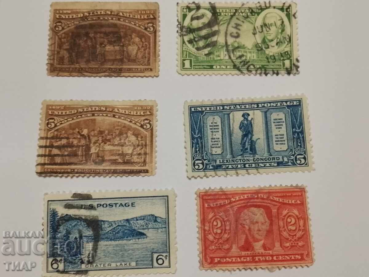 timbre poștale SUA-0,01 cenți