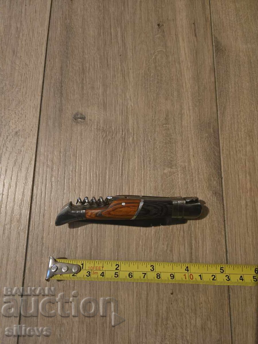 Αναδιπλούμενο μαχαίρι με τιρμπουσόν inoxidable - 5