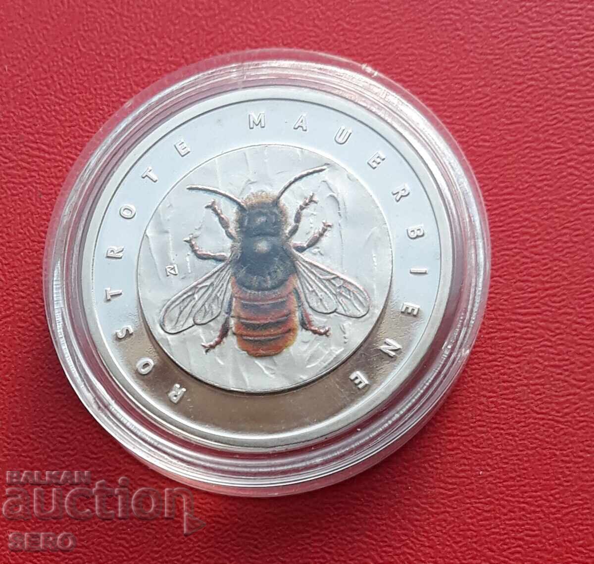 Доставка на Германия-5 евро 2023-Чудния свят на насекомите-червена пчел Доставка на Германия-5 евро 2023-Чудния свят на насекомите-червена пчел