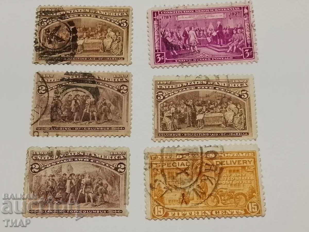 timbre poștale SUA-0,01 cenți