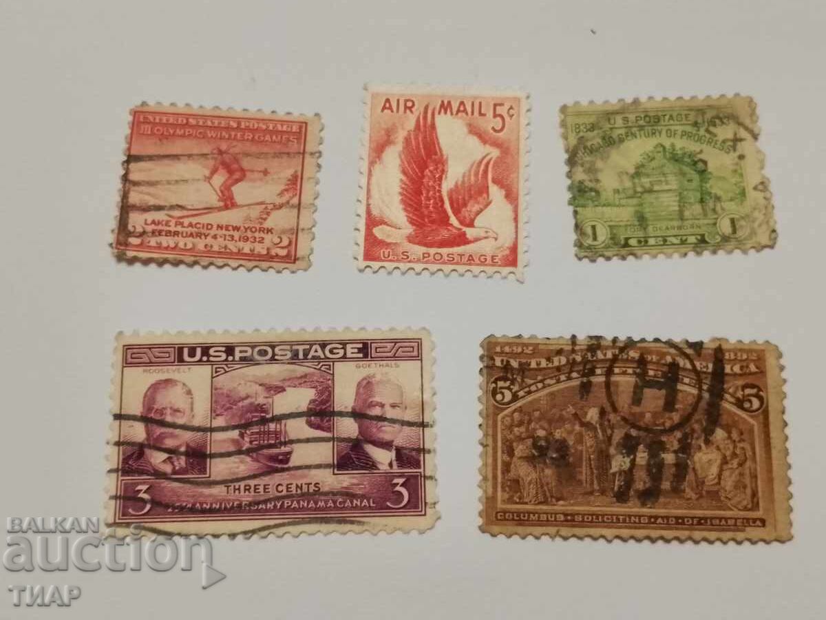 timbre poștale SUA-0,01 cenți