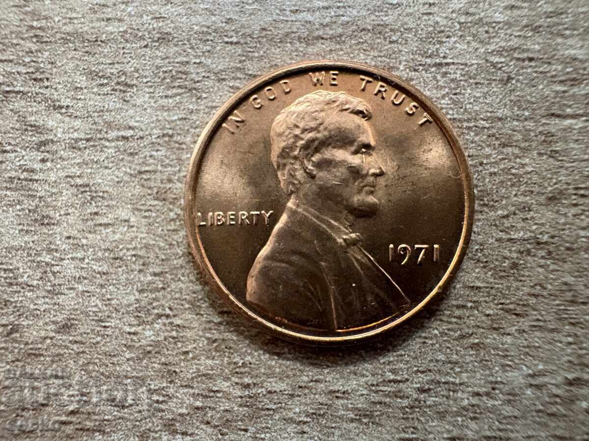 САЩ - 1 цент (1971) с цена € 0.08 | 0.16 лв.