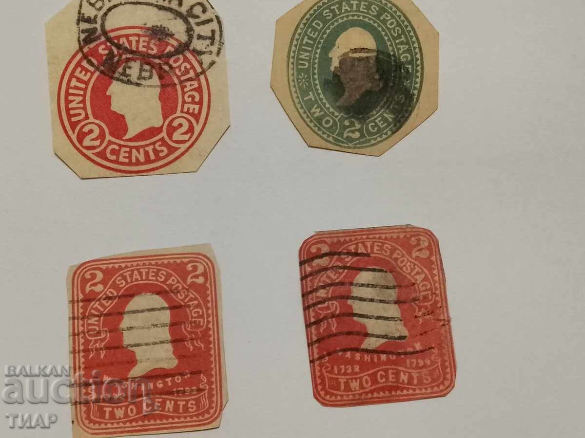 timbre poștale SUA-0,01 cenți